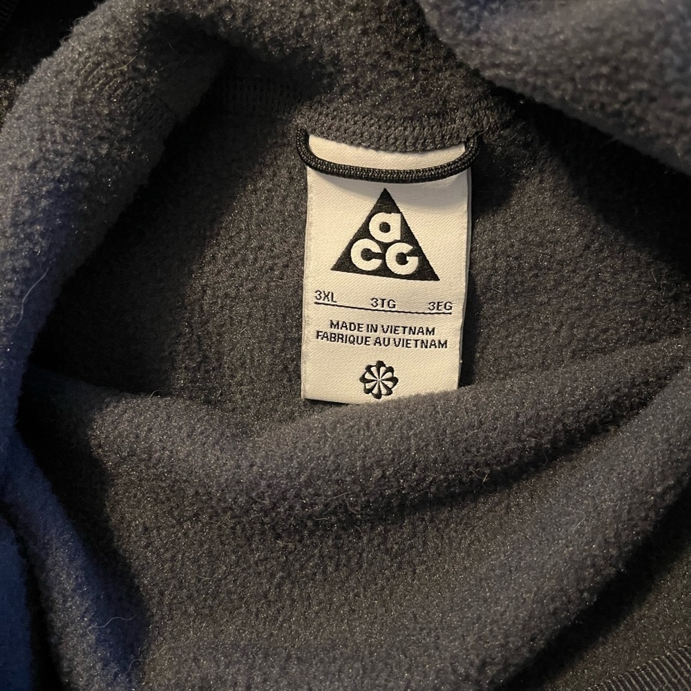 NIKE ACG WOLF TREE POLARTEC FLEECE HOODIE - SIZE 3X - Picture 9 of 12